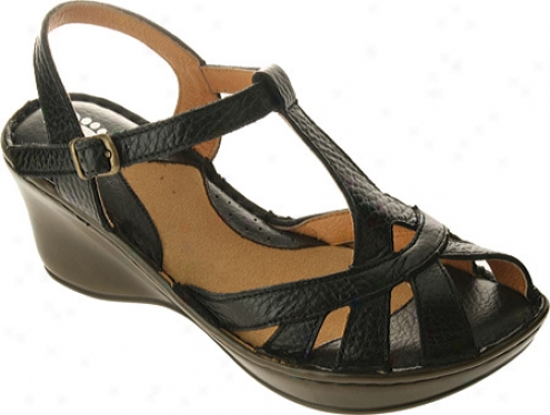 Spring Step Shauna (women's) - Black Leather