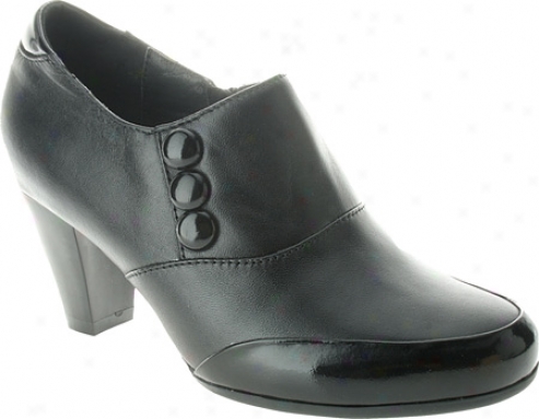 Spring Step Soho (women's) - Black Leather/patent