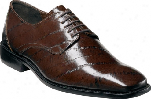 Stacy Adams Mateo 24598 (men's) - Brown Eelskin Print Leather