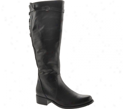 Stefani Bebe 11 (women's) - Black Smooth Leather