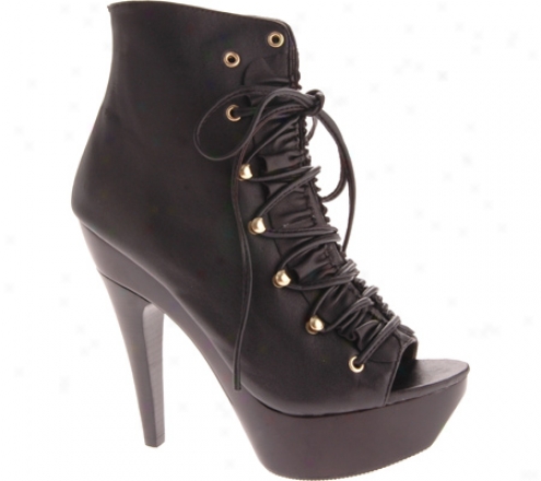 Steve Madden Towwer (women's) - Black Leather