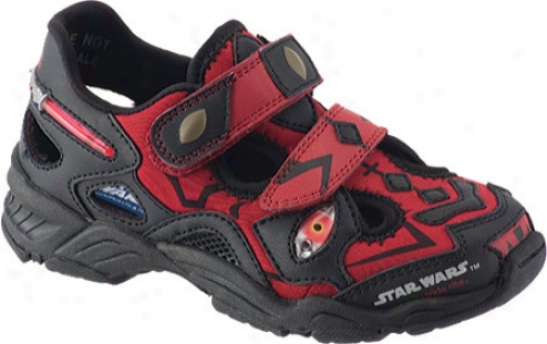 Stride Rite Darth Maul (boys') - Black/jester Red Leather