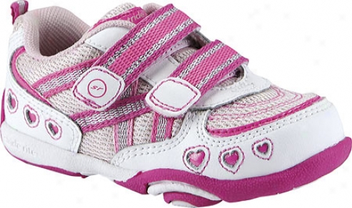 Stride Rite Florance (infant Girls') - White/magenta Leather/mesh