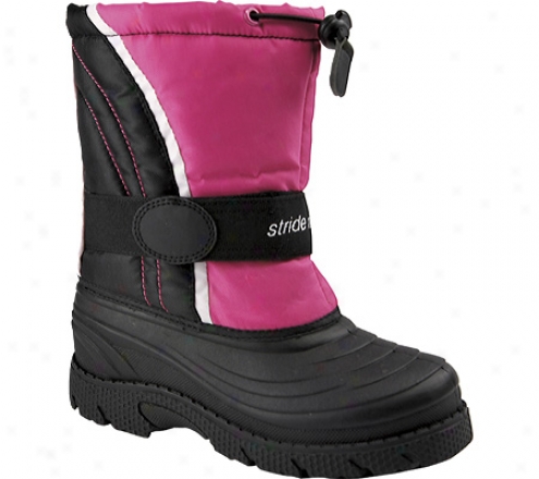 Stride Rite Snow Squall (girls') - Black/pink Nylon