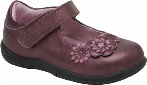 Stride Rite Srt Kennedy (Babe Girls') - Pomegranate Leather