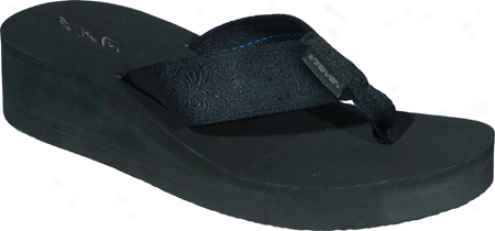 Teva Mandalyn Wedge (women's) - Motif Black Out