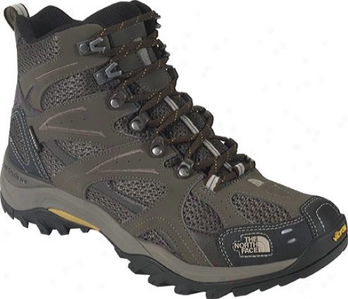 The North Face Hedgehog Tall Gtx Xcr Iii (men's) - Weimaraner Brown/algae Yellow