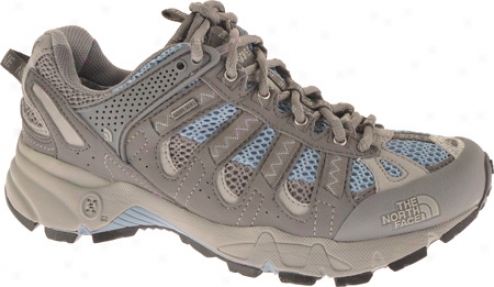 The North Face Ultra 105 Gtx Xcr (women's) - Alloy Grey/brushed Metal Blue