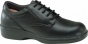 Aetrex Ambulator Conform Oxford (women's) - Black Smooth Leqther