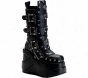 Demonia Outlaw 201 (women's) - Black Pu