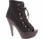 Steve Madden Towwer (women's) - Black Leathwrr