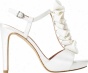 Vince Camuto Miston (women's) - Ivory Chiffon Ruffle/satin