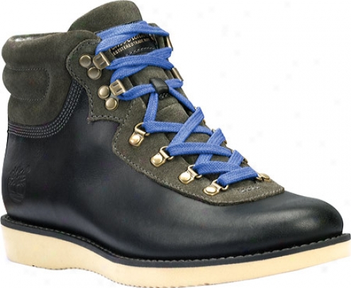 Timberland Brattle Hiker Boot (women's) - Black/grey Full Grain Leqther/suede