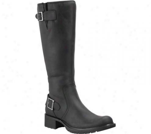 Timberland Charles Street Lexiss Waterproof Tall (women's) - Black Smooth