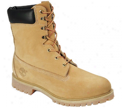 "timberland Classic 8"" Premium Boot (men's) - Wheat Nubuck Leather"