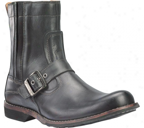 Timberland Earthkeepers City Sire Zip Buckle Boot (men's) - Burnizhed Black Full Grain Leather