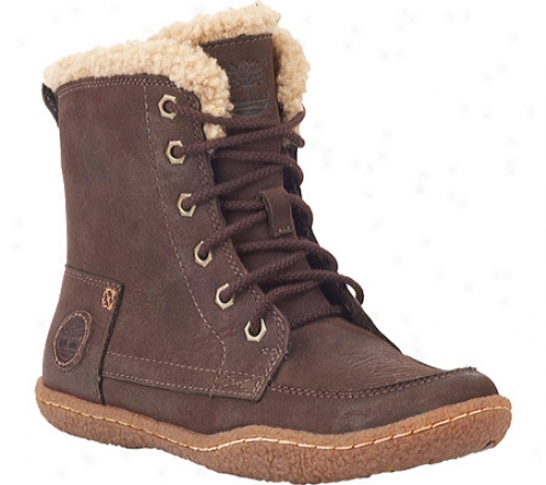 Timberland Earthkeepers Grafton Hill Lace-up Profit (girls') - Dark Brown Burnish Full Grain Leather