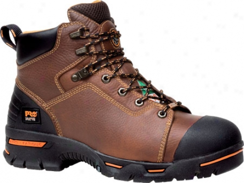 "timberland Endurance Pr 6"" Waterproof Steel Toe (men's) - Rancher Brown Full Grain Leather"