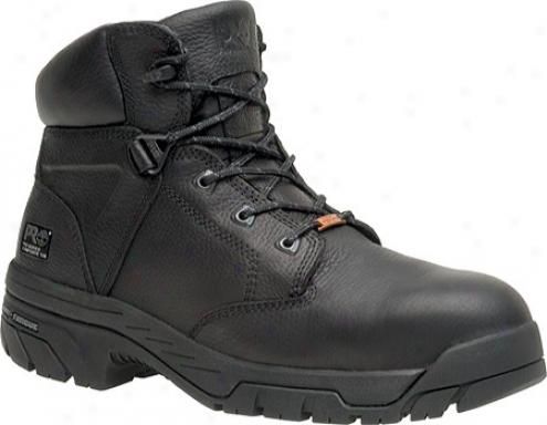 "timberland Helix Waterproof 6"" Composits Toe (men's )- Black Full Dye Leather"