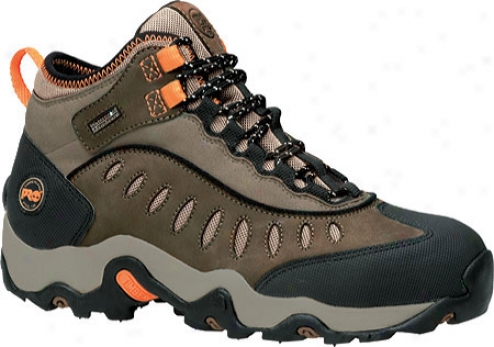 Timberland Mudslinger Mid Waterproof Steel Toe (men's) - Brown Nubuck