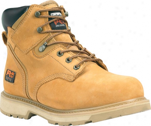 "timberland Pit Boss 6"" Seel Toe (men's) - Wheat Nubuck"