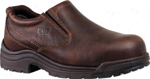 Timberland Titan Slip-on Safety Toe (men's) - Camel Brown Oiled Full Grain Leather