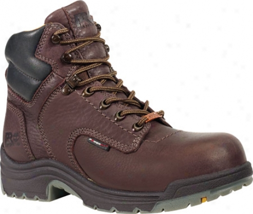 "timberlwnd Titan Waterproof 6"" Soft Toe (men's) - Dark Mocha Full Grain Leather"