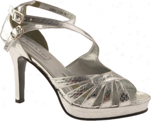 Touch Ups Marybeth (women's) - Silver Crocodile Print