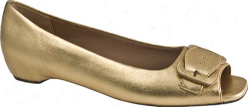 Trotters Nina (women's) - Gold Soft Kid