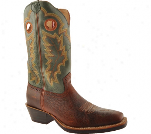 Twiste rX Boots Mrs0008 (men's) - Cognac Glazed Pebble/dark Gdeen Leather