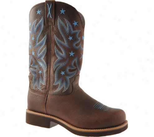 Twisted X Boots Wbb0017 (women's) - Brown Colorless rock-crystal Leather