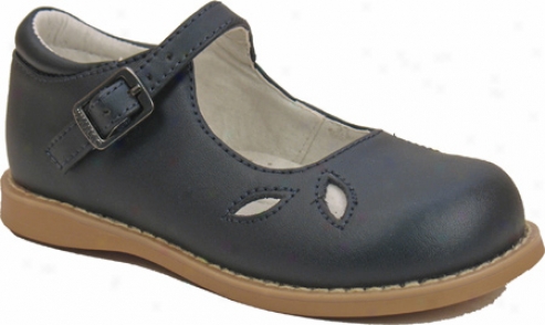 Willits Party (girls') - Navy Leather