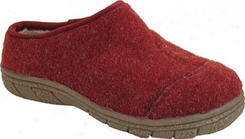 Willits Tidal Clog (girls') - Cranberry Boiled Wool