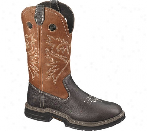 Wolveine Bandit Western Cowboy Boot (men's) - Black/tan