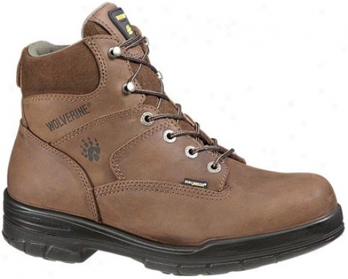 "wolverine Durashocks Slip Resistant 6"" Steel (men's) - Dark Brown"