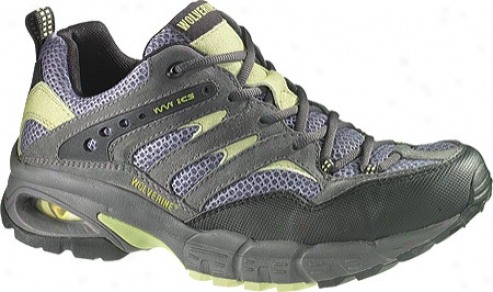 Wolverine Hatch Ics Low-cut Trail Hiker (men's) - Charcoal/kiwi