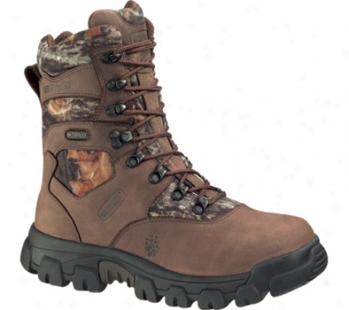 "wolverine Hawthorne Insulated 8"" Waterproof (men's) - Brown Nubuck/mosdy Oak"