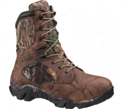 "wolverine Impala Insulated Gore Tex 9"" Waterproof (men's) - Brown Full Grain Leather/mossy Oak"