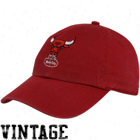 '47 Brand Chicago Bulls Red Vintage Franchise Fitted Hat