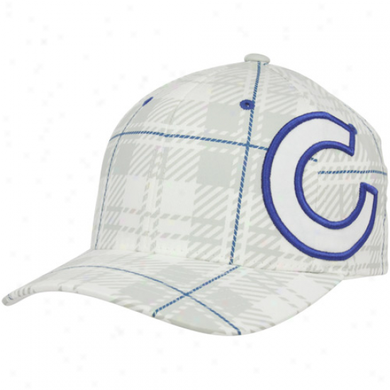 '47 Brand Chicago Cubs White Provoker Closer Flex Hat