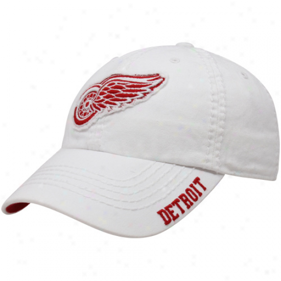 '47 Brand Detroit eRd Wings White Winthrop Flex Hat