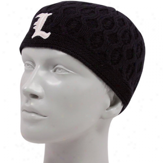 '47 Brand Louisville Cardinals Ladies Navy Blue Ella Knit Beanie