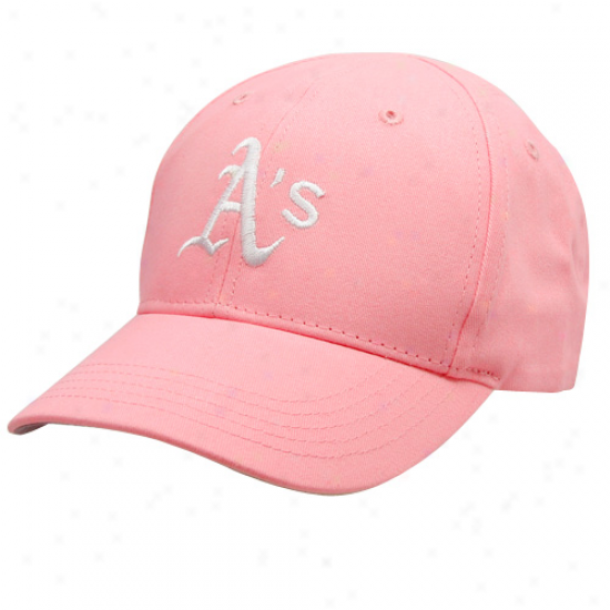 '47 Brand Oakland Athletucs Infant Rose Home Team Logo Adjustable Hat
