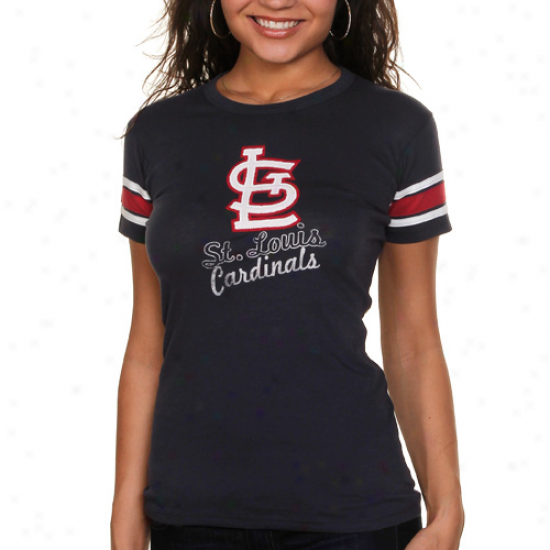 '47 Brand St. Louis Cardinals Womens Campus T-shirt - Navy Blue