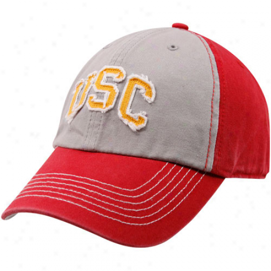 '47 Brand Usd Trojans Cardinal-gray Sprinter Adjustable Hat