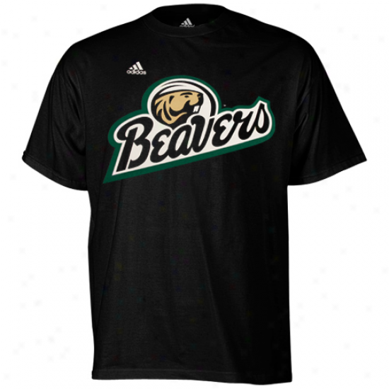 Adidas Bemidji State Beavers Second Best Logo T-shirt - Black