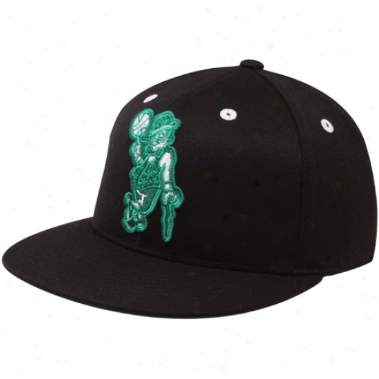 Adidas Boston Celtics Black 210 Vapid Bill Fitted Hat