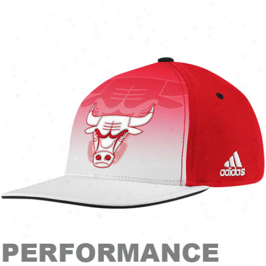 Adidas Chicago Bulls Red-white 2011 Authoritative Draft Day Fpex Peformance Hat