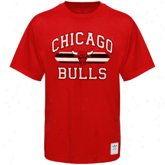 Adidas Chicago Bulls Youth Archive T-shirt - Red