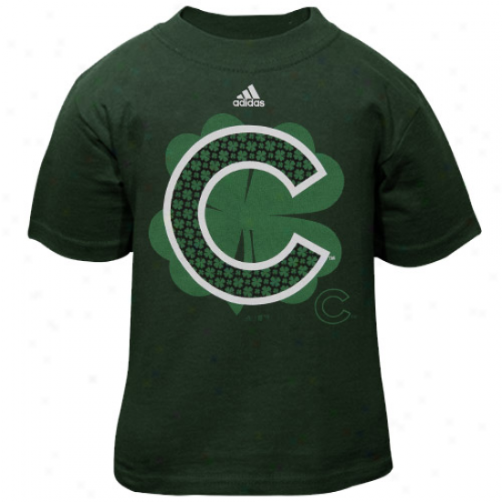 Adidas Chicago Cubs Toddler Clover Clusetr T-shirt - Green